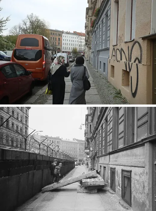 Framed Print : 30 Years Since The Fall Of The Berlin Wall: Then And Now Framed Print : 30 Years Since The Fall Of The Berlin Wall: Then And Now