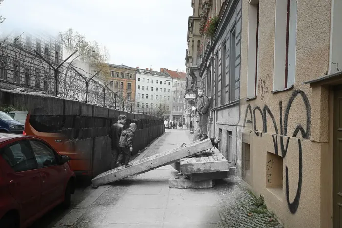 Framed Print : 30 Years Since The Fall Of The Berlin Wall: Then And Now Framed Print : 30 Years Since The Fall Of The Berlin Wall: Then And Now