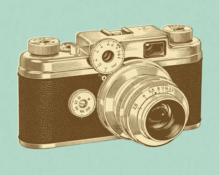 Framed Print : 35mm Camera Framed Print : 35mm Camera