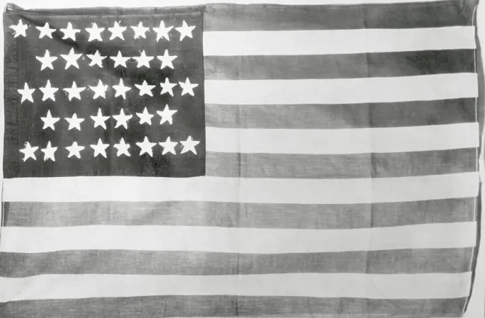 Framed Print : 36-Star American Flag (1865-1867) Framed Print : 36-Star American Flag (1865-1867)