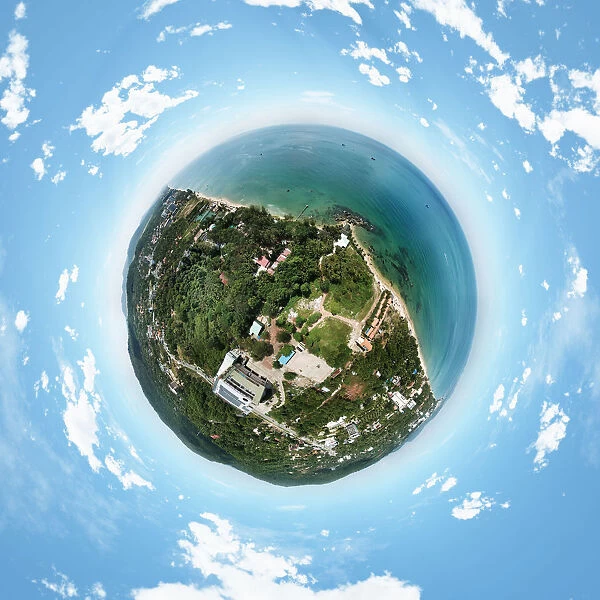 360-degree Little Planet of Phu Quoc Island, Vietnam