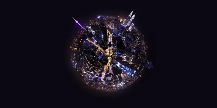 Framed Print : 360 Night View above Kuala Lumpur, Malaysia Framed Print : 360 Night View above Kuala Lumpur, Malaysia