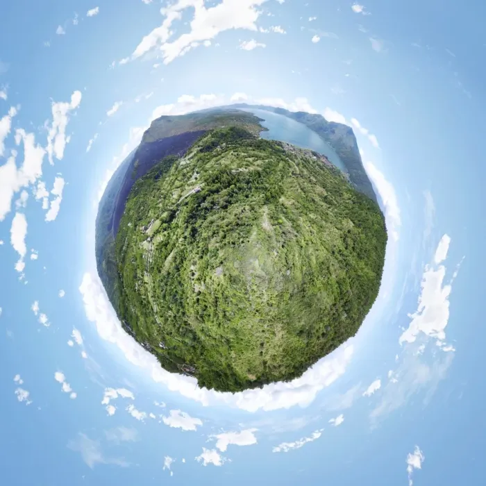 Framed Print : 360 Panorama of Mt Batur, Bali, Indonesia Framed Print : 360 Panorama of Mt Batur, Bali, Indonesia
