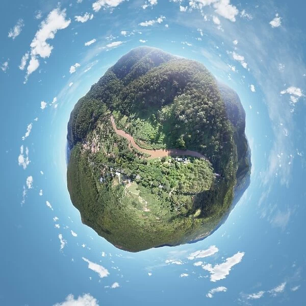 360 View above Mountains in Chiang Mai, Thailand