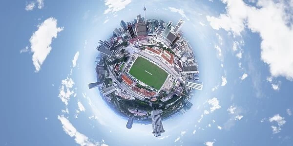 360 View above Stadium Merdeka in Kuala Lumpur, Malaysia