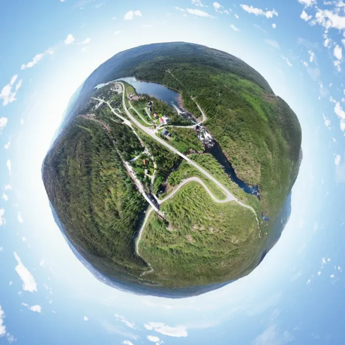 Framed Print : 360A Aerial View of Levanger, Norway Framed Print : 360A Aerial View of Levanger, Norway