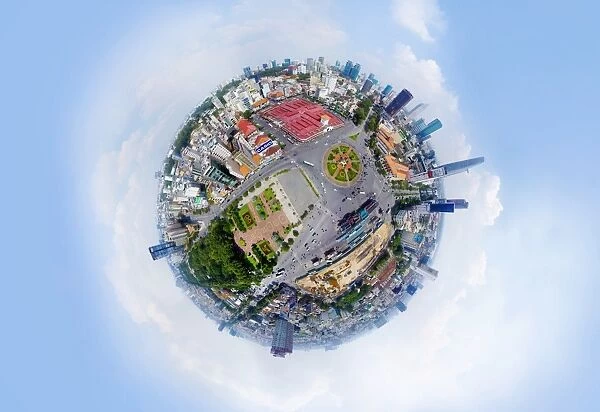 360A Aerial View of Saigon