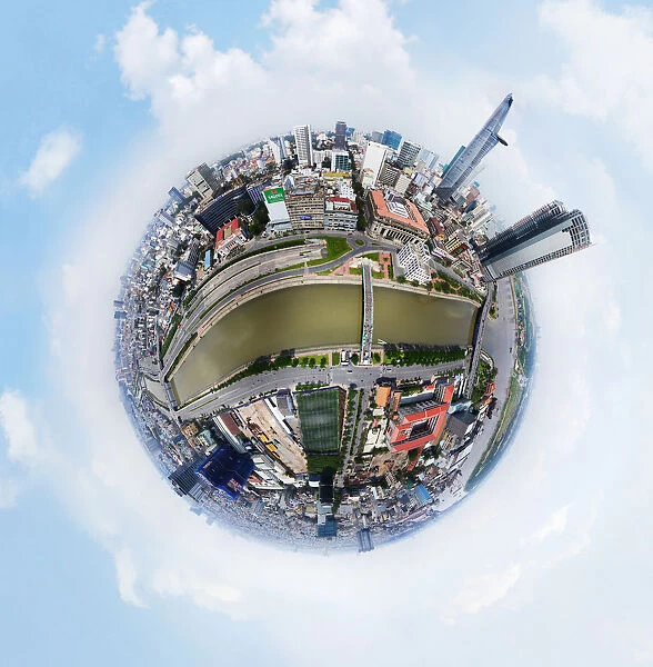 360A Aerial View of Saigon