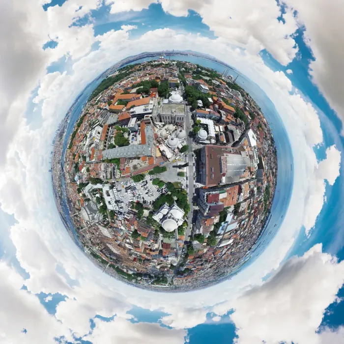 Framed Print : 360A City View of Istanbul, Turkey Framed Print : 360A City View of Istanbul, Turkey