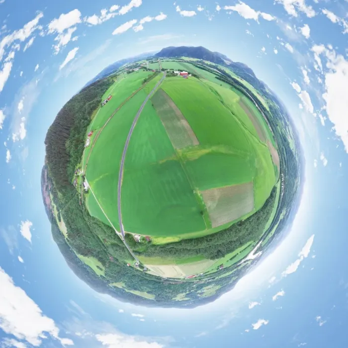 Framed Print : 360A Panorama of Gammelelva, Norway Framed Print : 360A Panorama of Gammelelva, Norway