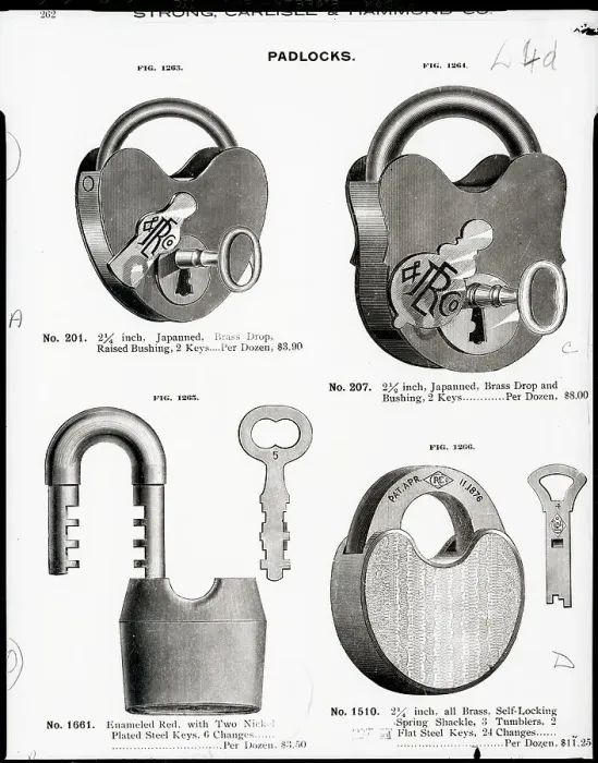 Framed Print : 4 Padlocks W / Keys Framed Print : 4 Padlocks W / Keys