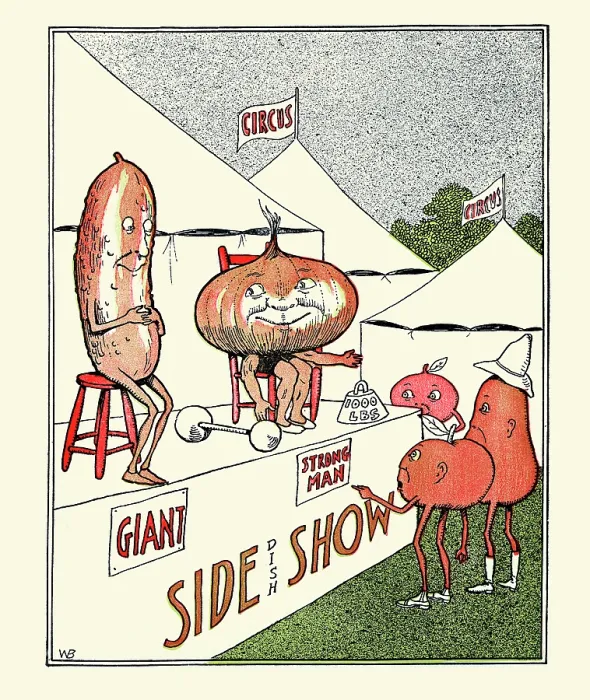 Framed Print : At the Side Show Framed Print : At the Side Show