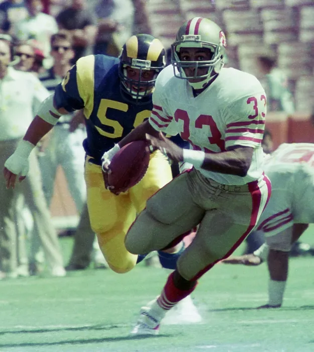 Framed Print : 49'ers RB Roger Craig during LA Rams v. San Francisco 49'ers game Framed Print : 49'ers RB Roger Craig during LA Rams v. San Francisco 49'ers game