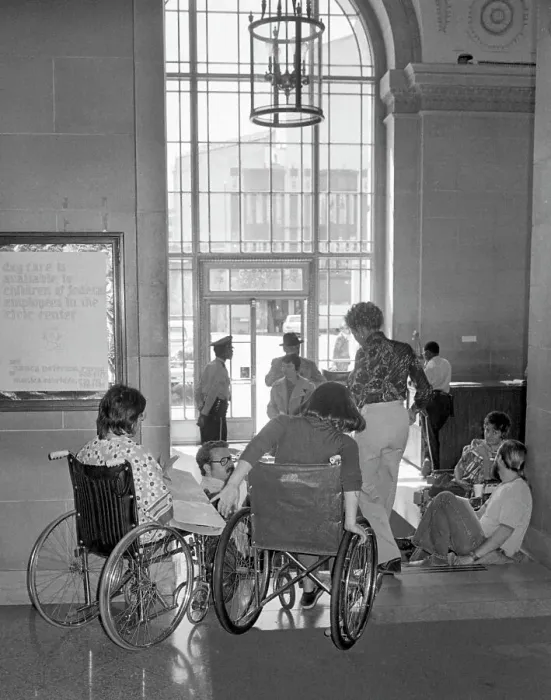Framed Print : 504 Sit-in