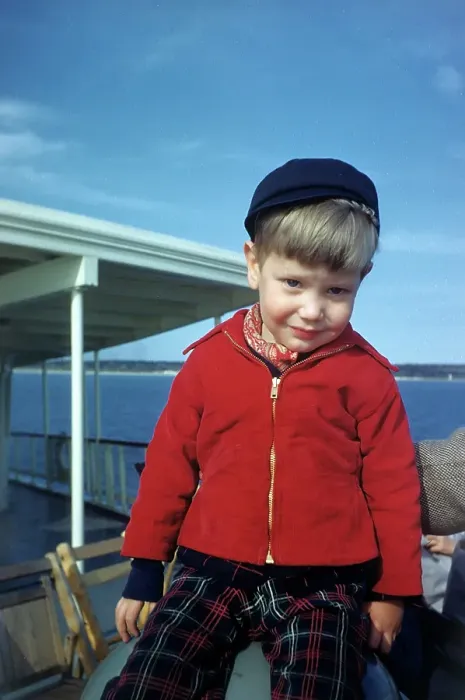 Framed Print : 50's Boy In Red Jacket Framed Print : 50's Boy In Red Jacket