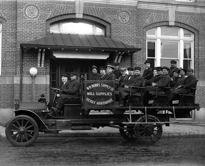 Framed Print : 521, adults, antique, automobile, black & white, building, business, car, crew, eye contact Framed Print : 521, adults, antique, automobile, black & white, building, business, car, crew, eye contact