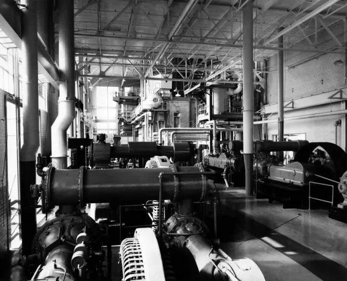 Framed Print : 521, antique, black & white, boiler room, engine room, factory, generator, historical Framed Print : 521, antique, black & white, boiler room, engine room, factory, generator, historical