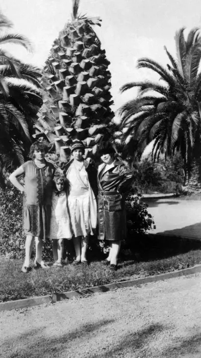 Framed Print : 522, adults, antique, black & white, caucasian, child, eye contact, females, full-length Framed Print : 522, adults, antique, black & white, caucasian, child, eye contact, females, full-length