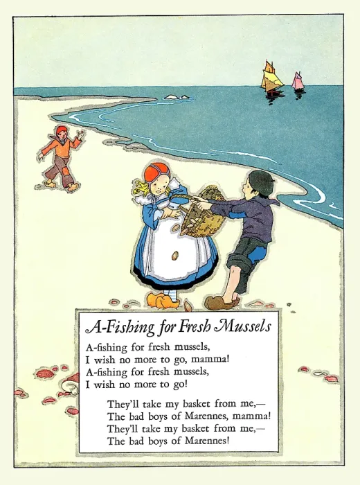 Framed Print : A-Fishing for Fresh Mussels Framed Print : A-Fishing for Fresh Mussels