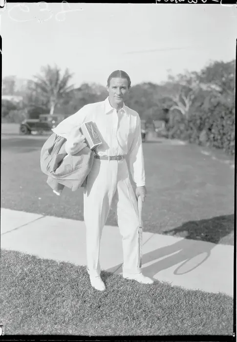 Framed Print : A. J. Drexel Biddle Jr. Outdoors with Tennis Gear Framed Print : A. J. Drexel Biddle Jr. Outdoors with Tennis Gear