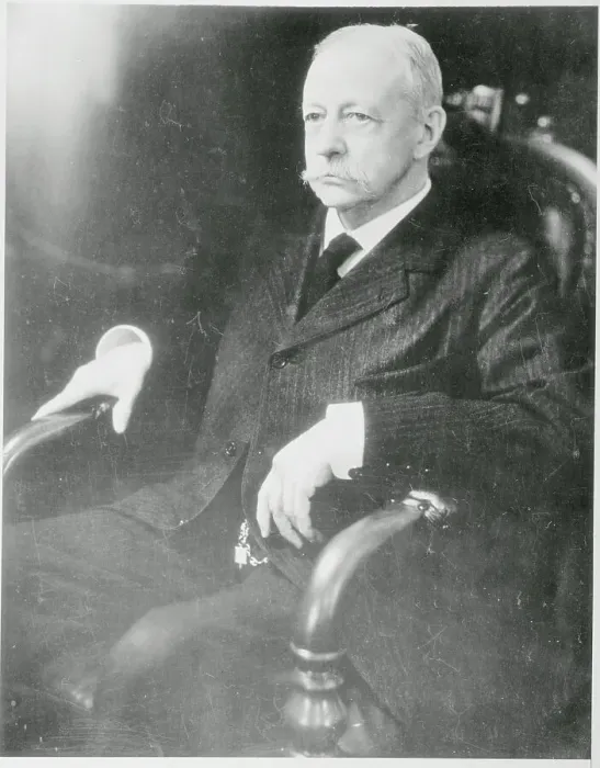 Framed Print : A. Lawrence Lowell Posing in Chair Framed Print : A. Lawrence Lowell Posing in Chair