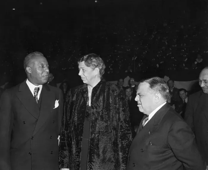 Framed Print : A. Phillip Randolph, Eleanor Roosevelt and Fiorella H. LaGuardia Framed Print : A. Phillip Randolph, Eleanor Roosevelt and Fiorella H. LaGuardia