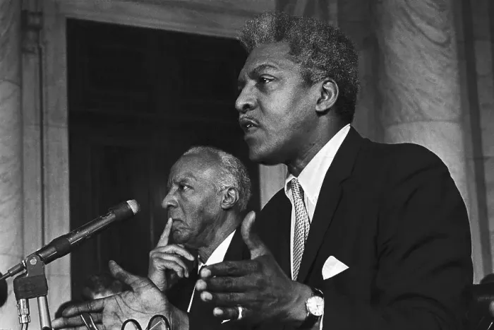 Framed Print : A. Phillip Randolph Speaking to Subcommittee Framed Print : A. Phillip Randolph Speaking to Subcommittee