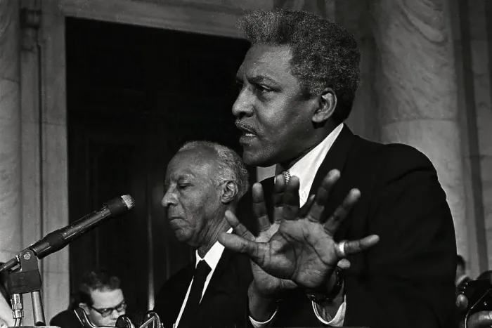 Framed Print : A. Phillip Randolph Speaking to Subcommittee Framed Print : A. Phillip Randolph Speaking to Subcommittee