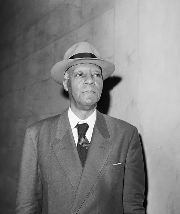 Framed Print : A. Phillip Randolph Wearing Suit and Hat Framed Print : A. Phillip Randolph Wearing Suit and Hat