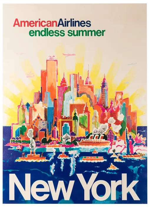 Framed Print : AA New York Poster Framed Print : AA New York Poster