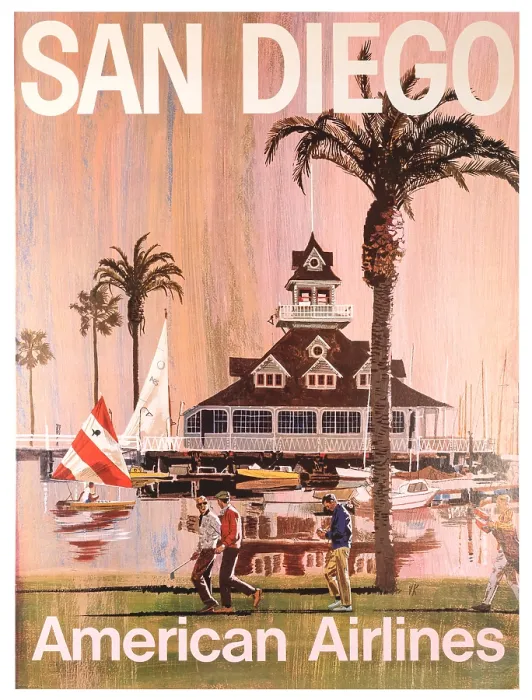 Framed Print : AA San Diego Boathouse Poster Framed Print : AA San Diego Boathouse Poster