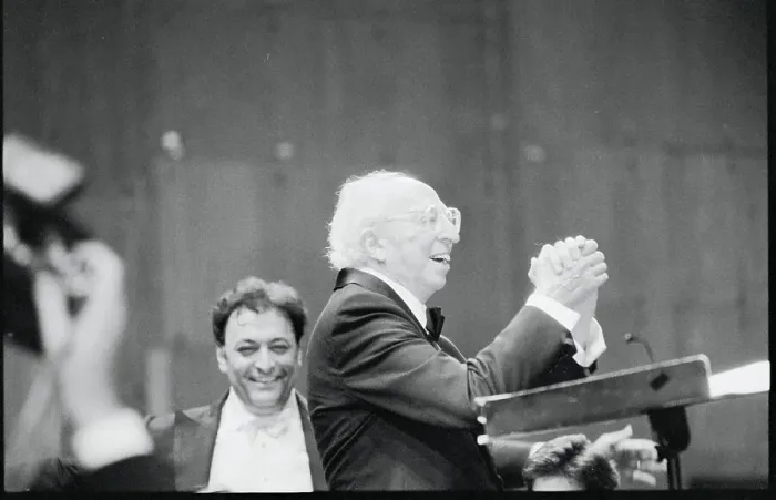 Framed Print : Aaron Copland Clasping His Hands Framed Print : Aaron Copland Clasping His Hands