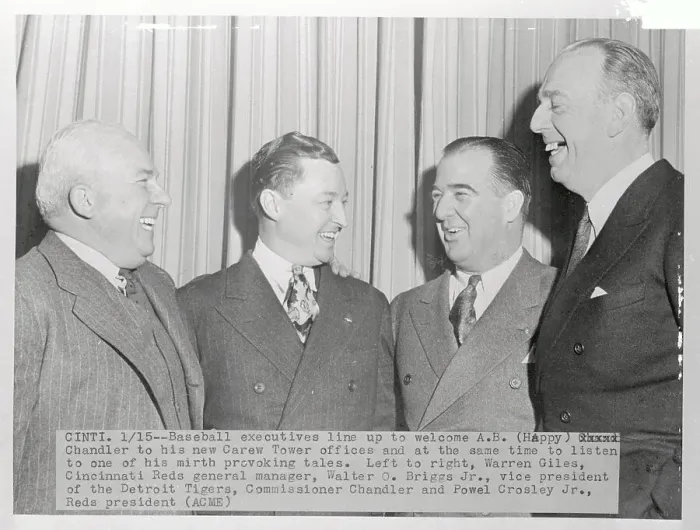 Framed Print : A.B. Chandler with Executives Framed Print : A.B. Chandler with Executives