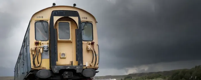 Framed Print : Abandoned DMU (Diesel Multiple Unit)
