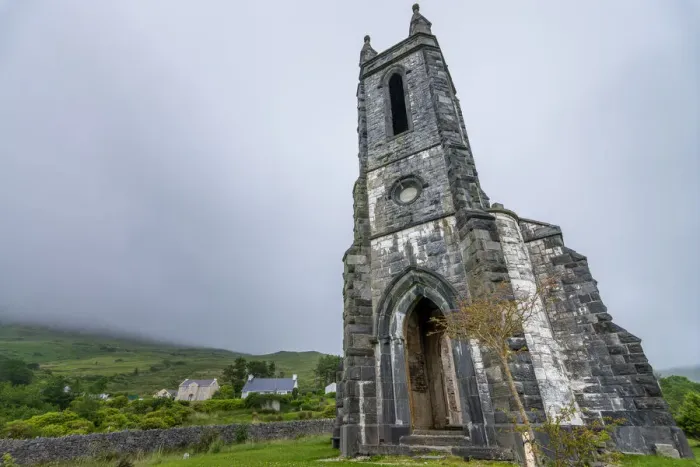Framed Print : The abandoned Dunlewey Church Framed Print : The abandoned Dunlewey Church