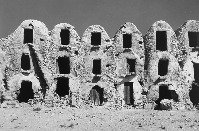Framed Print : Abandoned Ghorfas in Tunisia Framed Print : Abandoned Ghorfas in Tunisia
