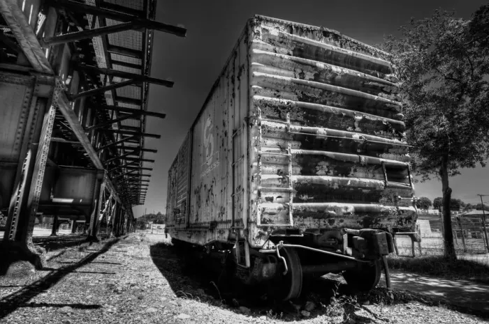 Framed Print : Abandoned Train Car Framed Print : Abandoned Train Car