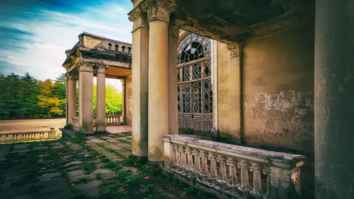 Framed Print : Abandoned train station Framed Print : Abandoned train station