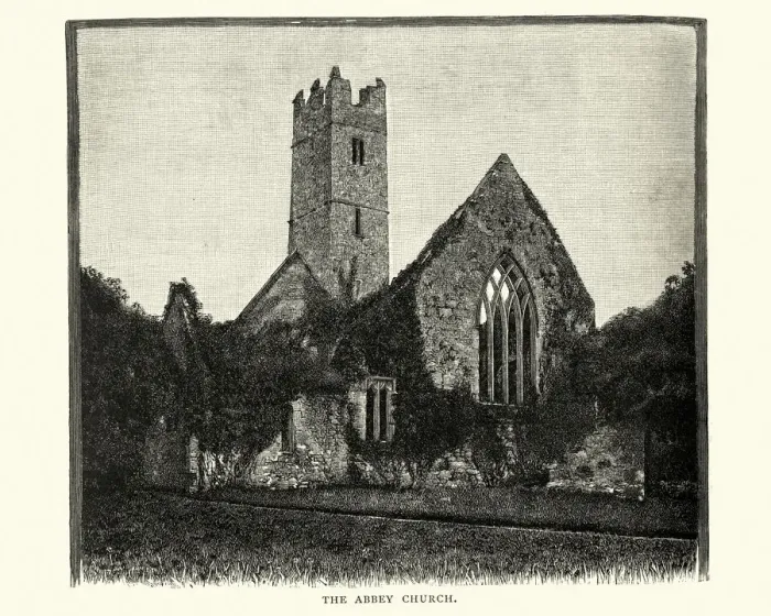 Framed Print : Abbey Church, Adare, County Limerick, Ireland, 19th Century Framed Print : Abbey Church, Adare, County Limerick, Ireland, 19th Century