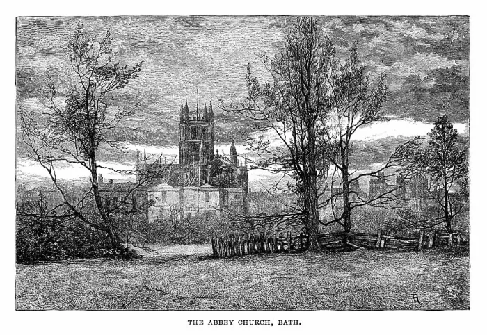 Framed Print : The Abbey Church in Bath, England Framed Print : The Abbey Church in Bath, England