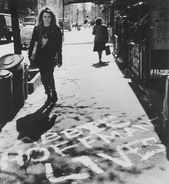 Framed Print : Abbie Hoffman Lives Painted on Sidewalk Framed Print : Abbie Hoffman Lives Painted on Sidewalk