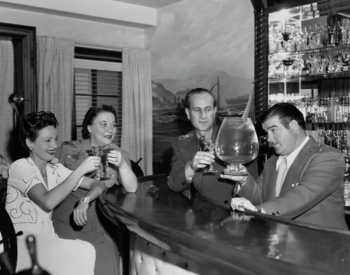 Framed Print : Abbott, Costello And Wives Framed Print : Abbott, Costello And Wives