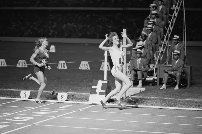 Framed Print : Abby Hoffman Winning in Pan American Games Framed Print : Abby Hoffman Winning in Pan American Games