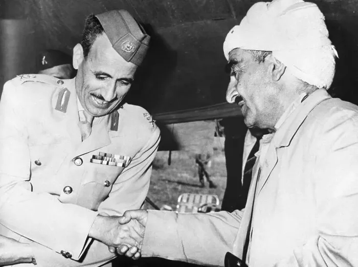 Framed Print : Abdul Rahman Aref with Mustafa Barzani Framed Print : Abdul Rahman Aref with Mustafa Barzani