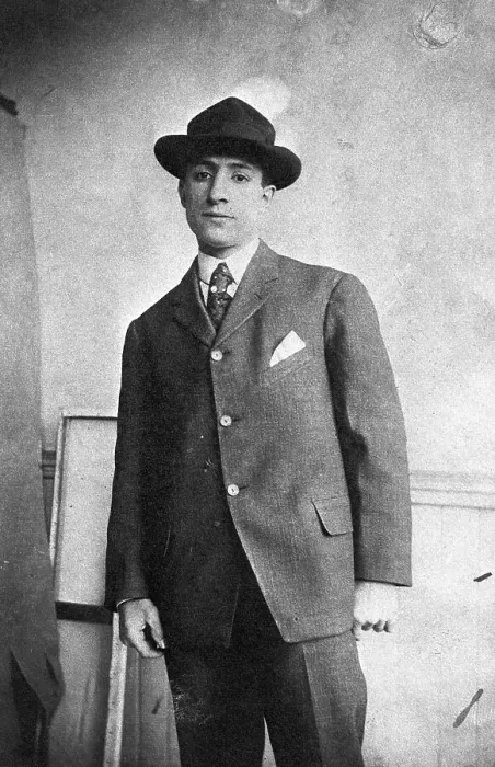 Framed Print : Abe Attell Showin In Suit; 3 / 4 Length Framed Print : Abe Attell Showin In Suit; 3 / 4 Length