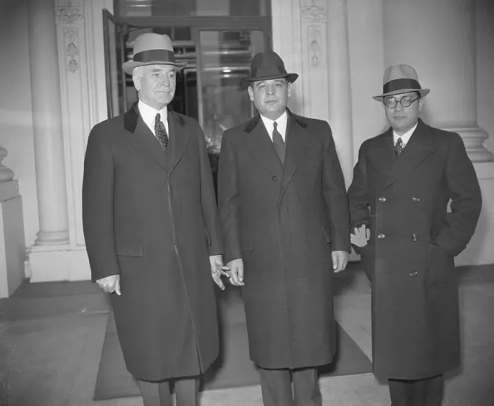 Framed Print : Abelardo Rodriguez with Cordell Hull and Don Pablo Campos-Ortiz Framed Print : Abelardo Rodriguez with Cordell Hull and Don Pablo Campos-Ortiz