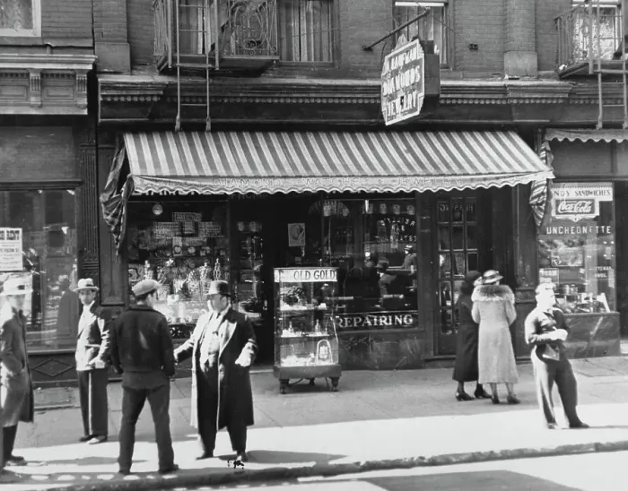 Framed Print : Abraham Kaufman's Jewellery Store, Brooklyn Framed Print : Abraham Kaufman's Jewellery Store, Brooklyn