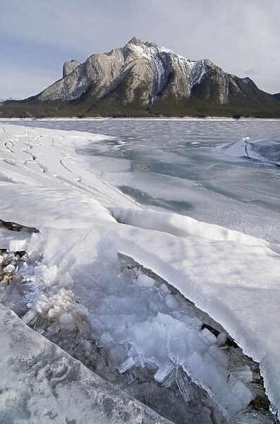 Abraham Lake In Winter