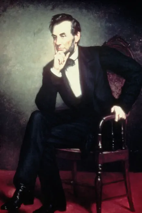 Framed Print : Abraham Lincoln by George Peter Alexander Healy