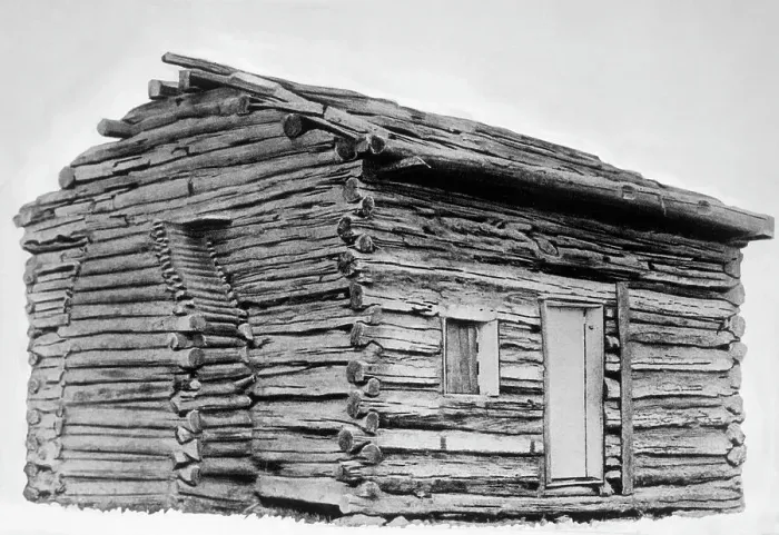 Framed Print : Abraham Lincoln's Log Cabin Framed Print : Abraham Lincoln's Log Cabin